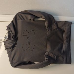 Boys Under Armor gray pullover sweat jacket